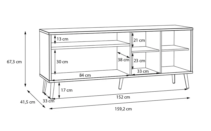 TV-Lowboard detail