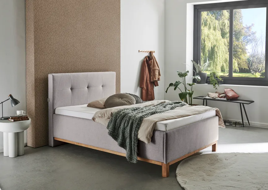 Polsterbett 120x200 milieu