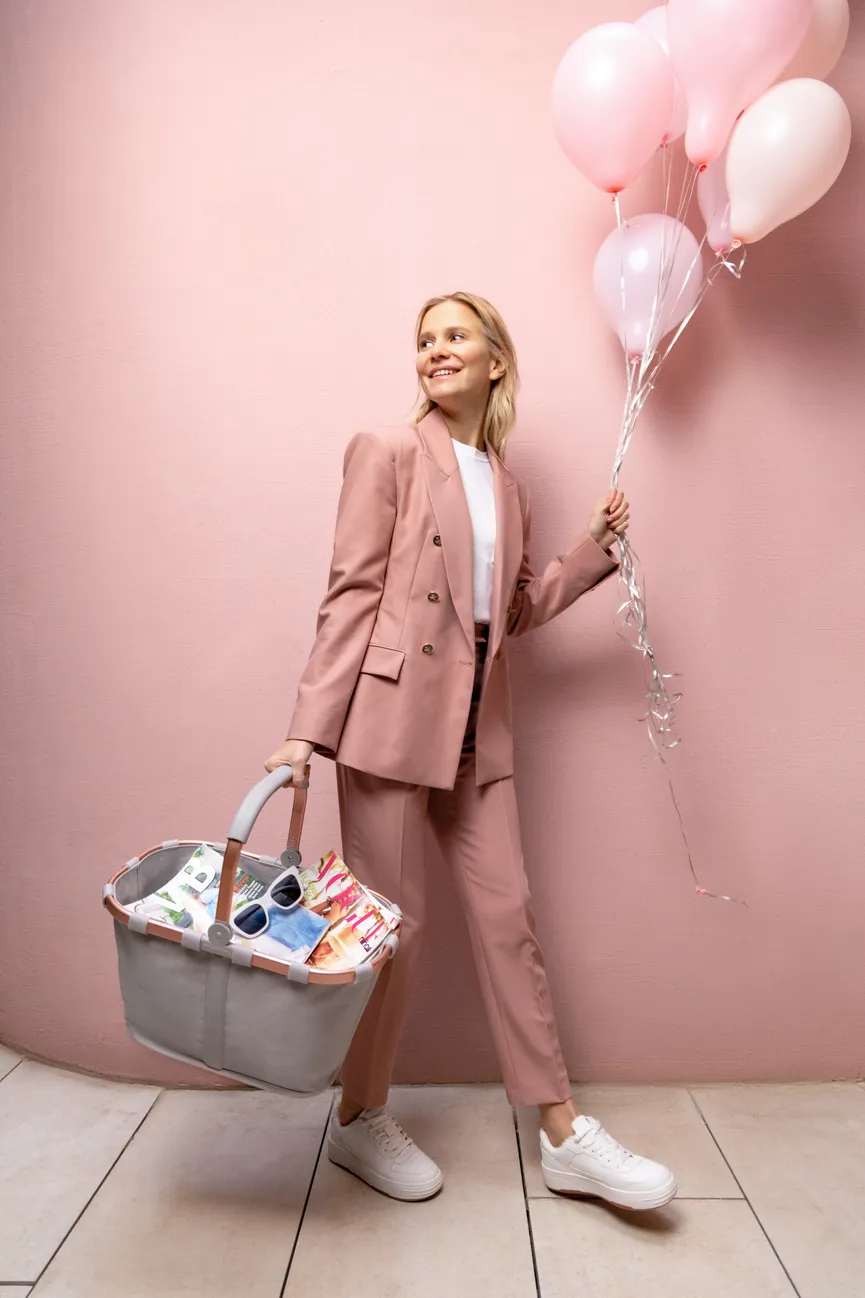 Carrybag "twist sky rose" milieu
