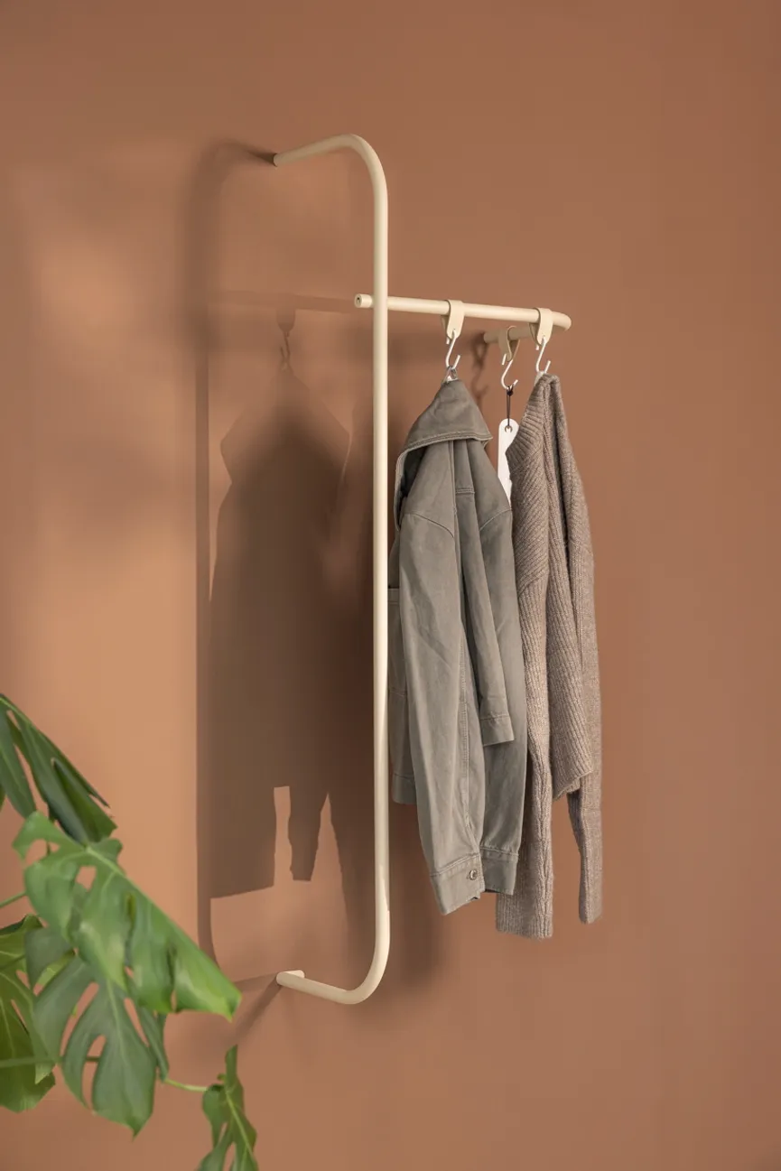 Wandgarderobe detail