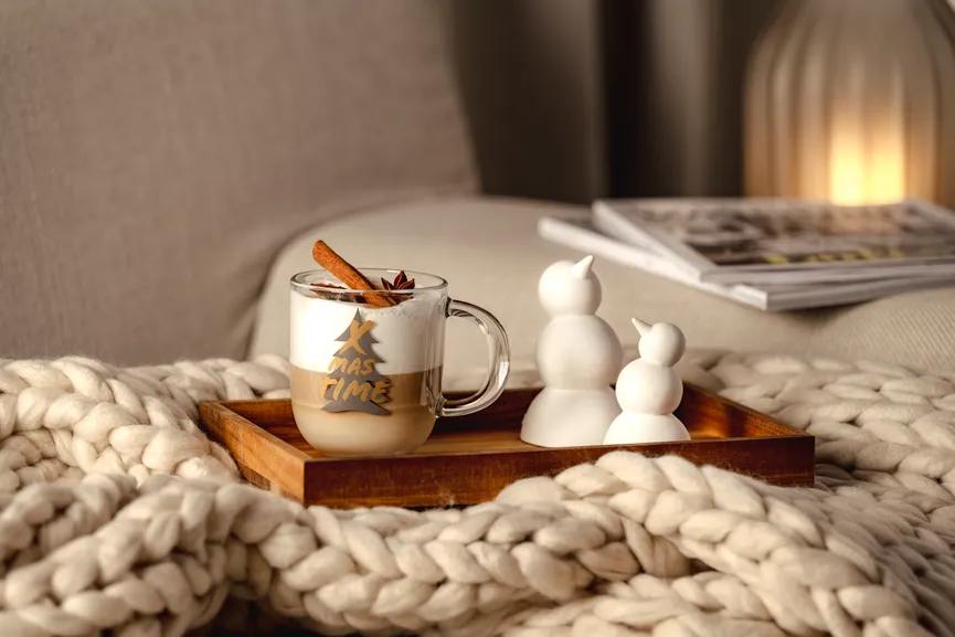 Becher "X Mas Time" 400 ml milieu