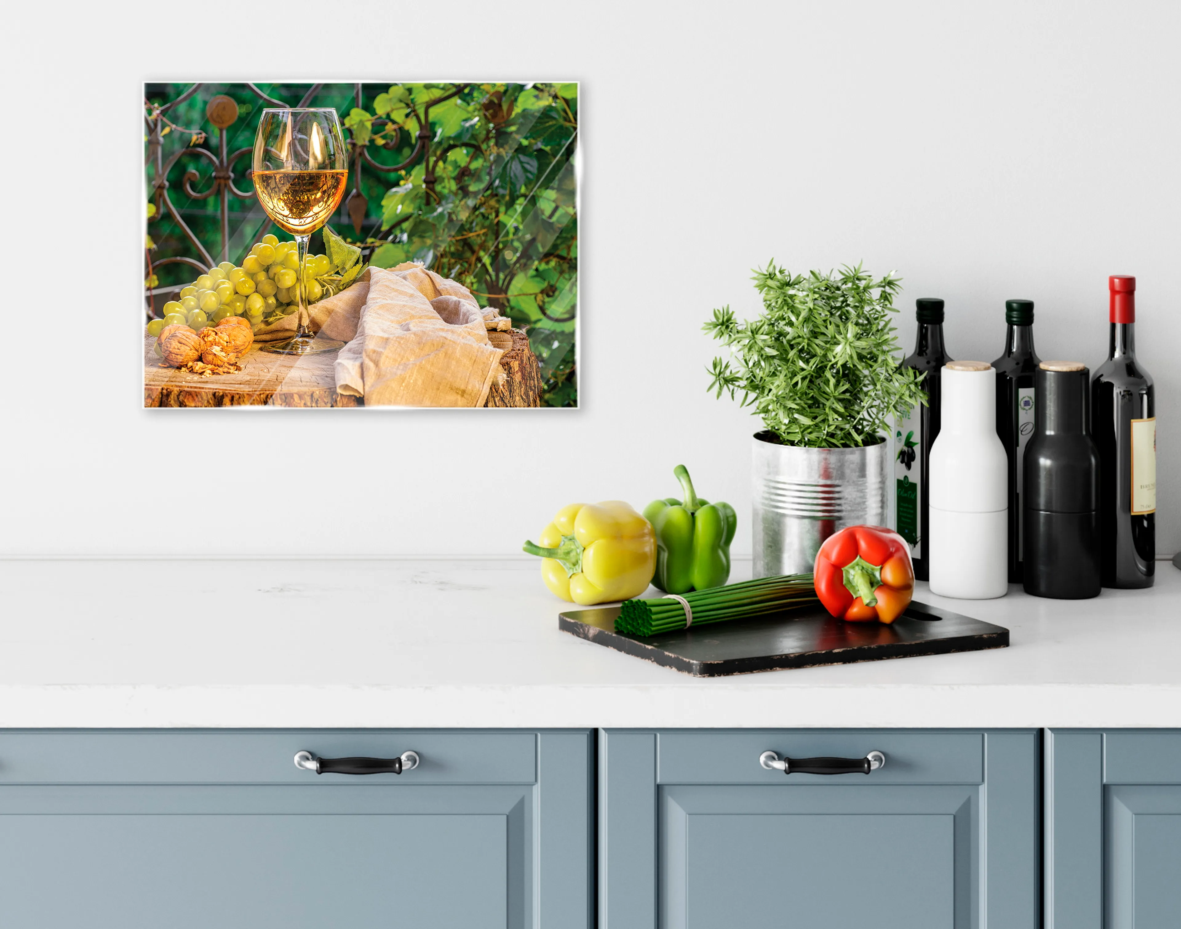 Glasbild 30 x 40 cm Wine Still Life III