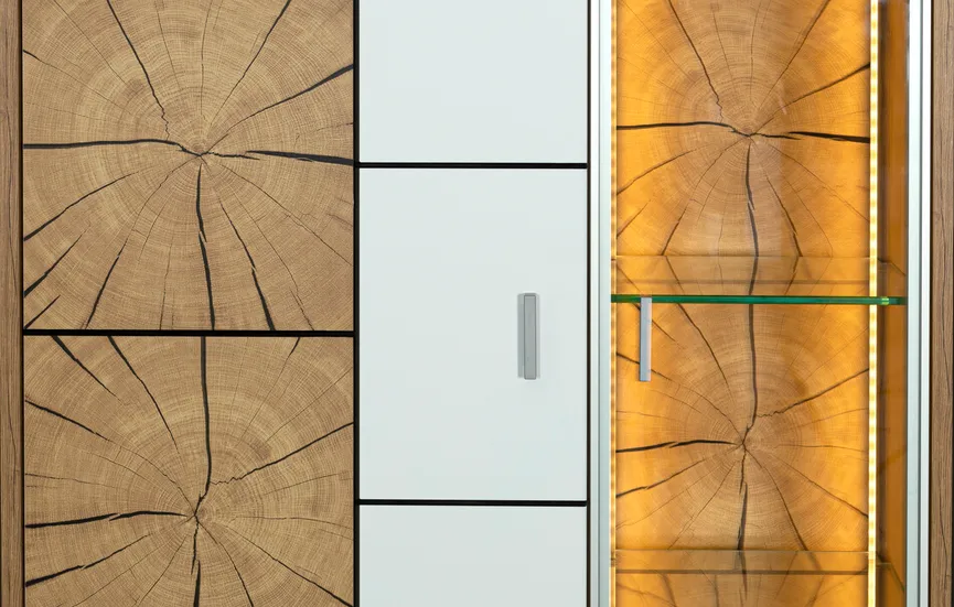 Vitrine 2trg. detail