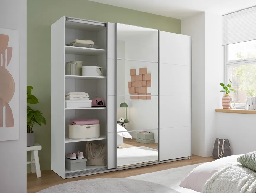 Schwebetürenschrank 3-trg. detail