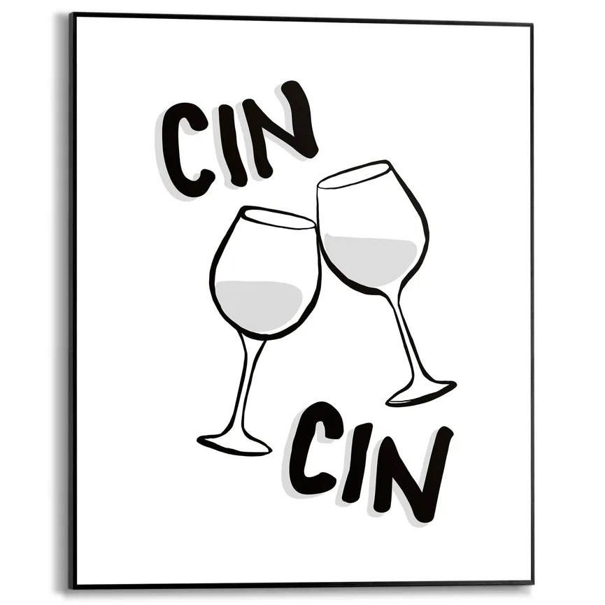 Bild gerahmt "Cin Cin" hauptaufnahme