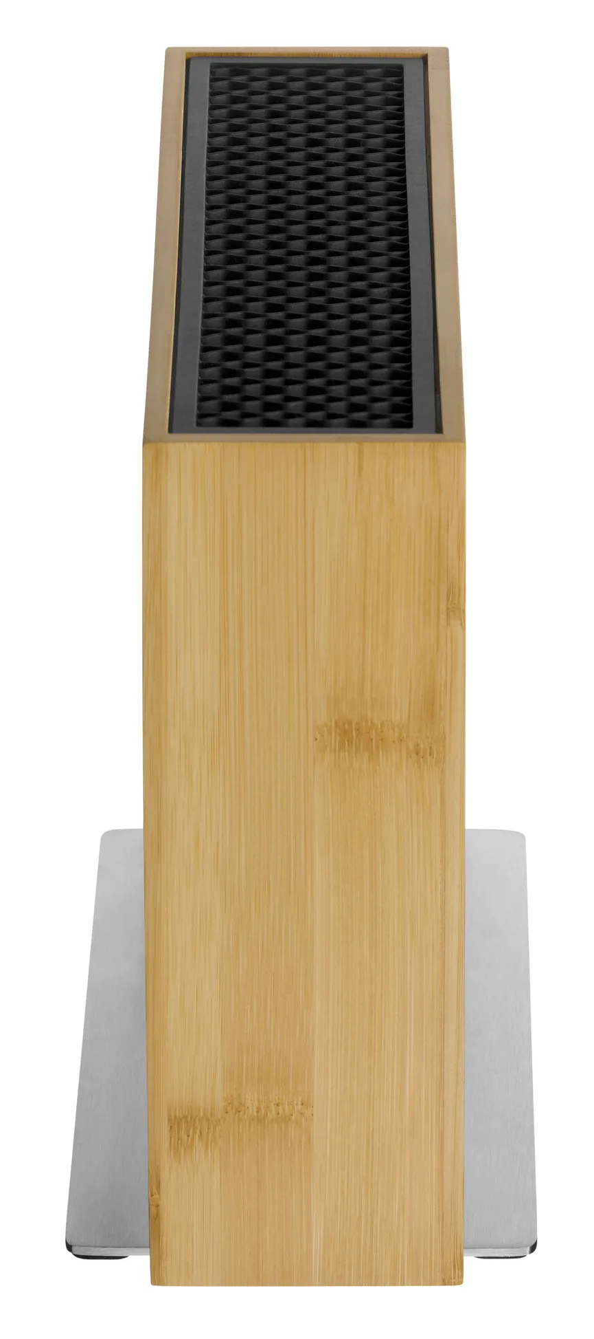 Messerblock unbestückt Bambus detail