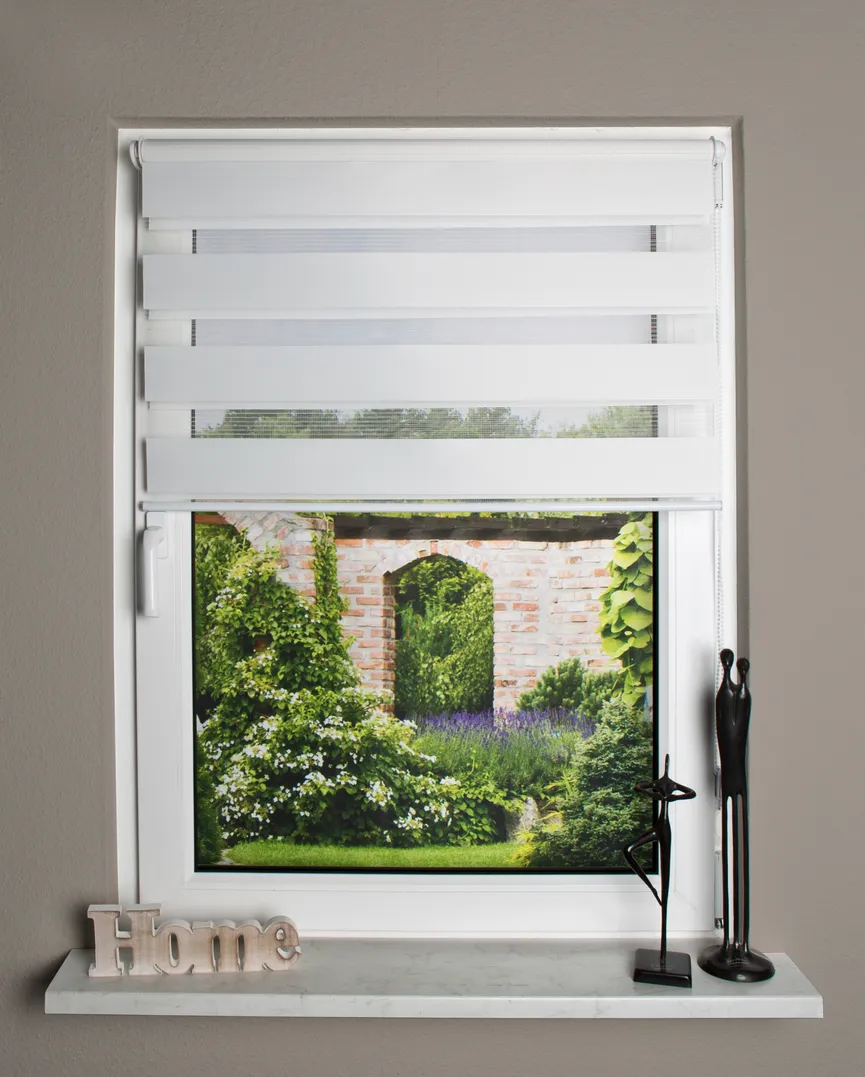 Kettenzugrollo Zebra 40x150 milieu