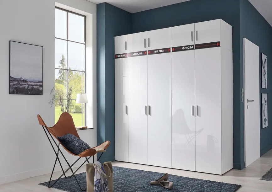 Schrank 2T/B 80 cm milieu