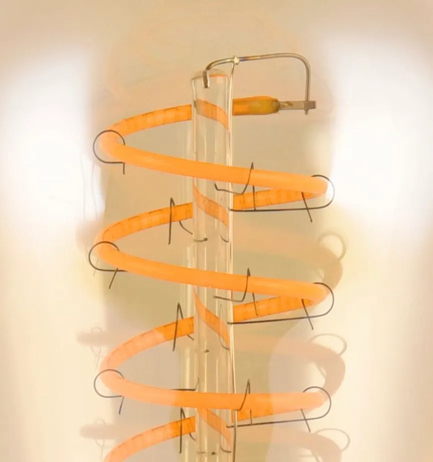 E27/7 Watt LED amber detail