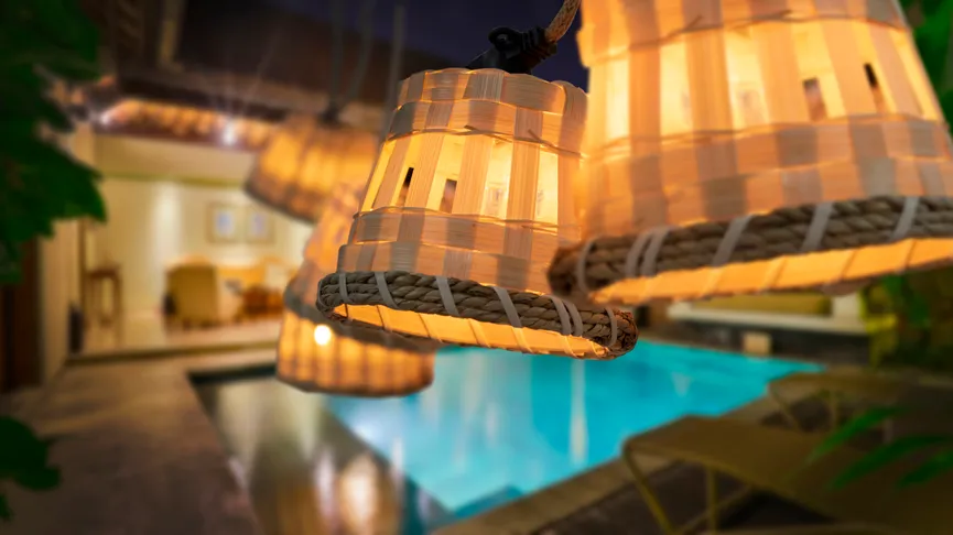 Außenlichterkette"Aurora Cab." detail