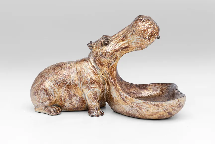 Figur "Hungry Hippo" Nilpferd detail