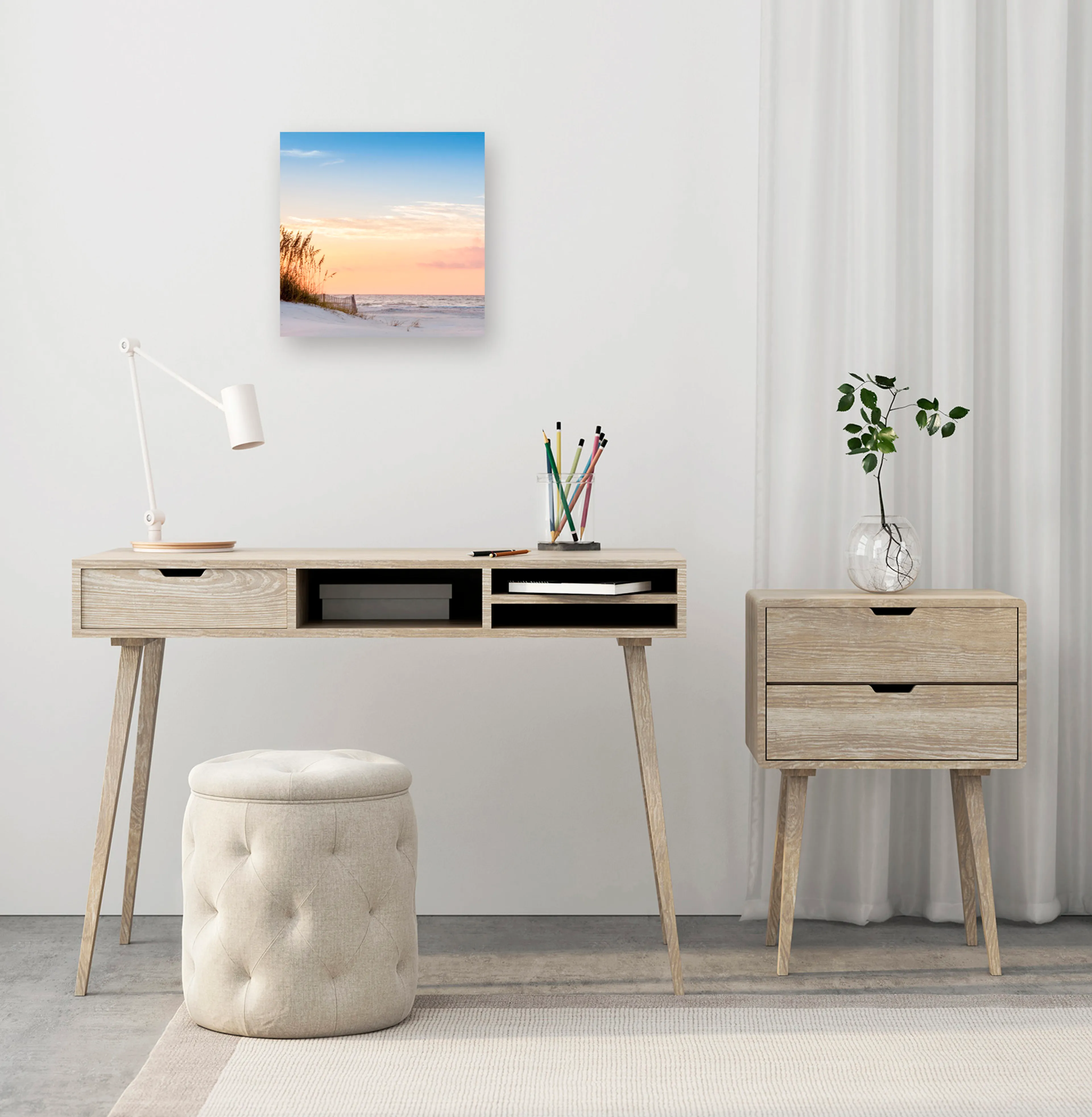 Wandbild 30 x 30 cm Beach feeling II 

