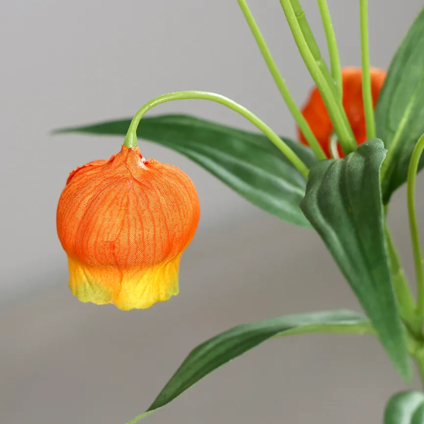 Lampion Blume orange detail
