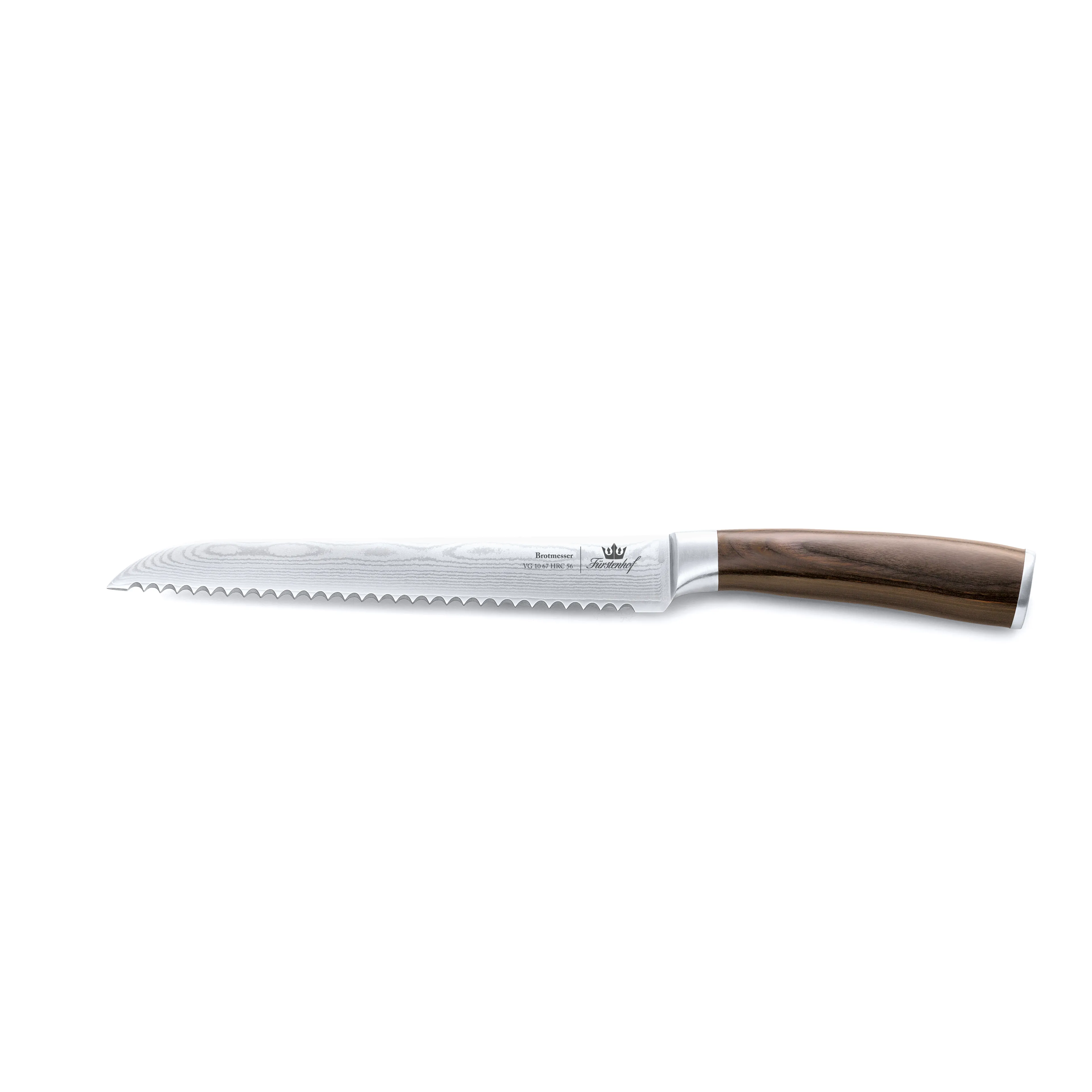 Brotmesser Damaststahl 32,5 cm