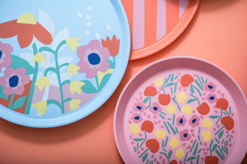 Speiseteller "Nora Stripes" detail