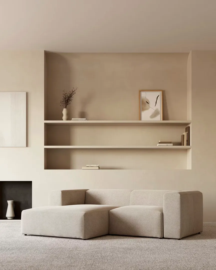 Ecksofa 2-Sitzer milieu