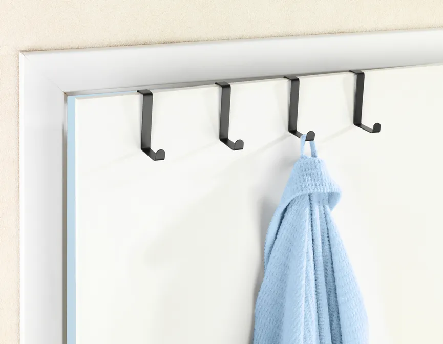 Türgarderobenhaken schwarz mat milieu