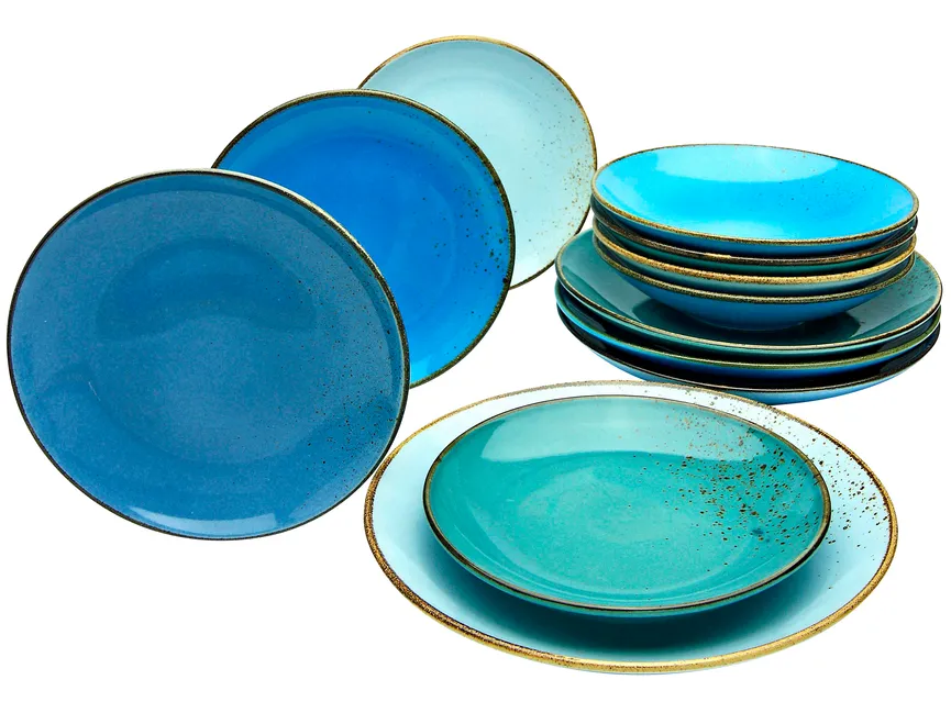 Teller-Set "Aqua" 12-tlg. hauptaufnahme
