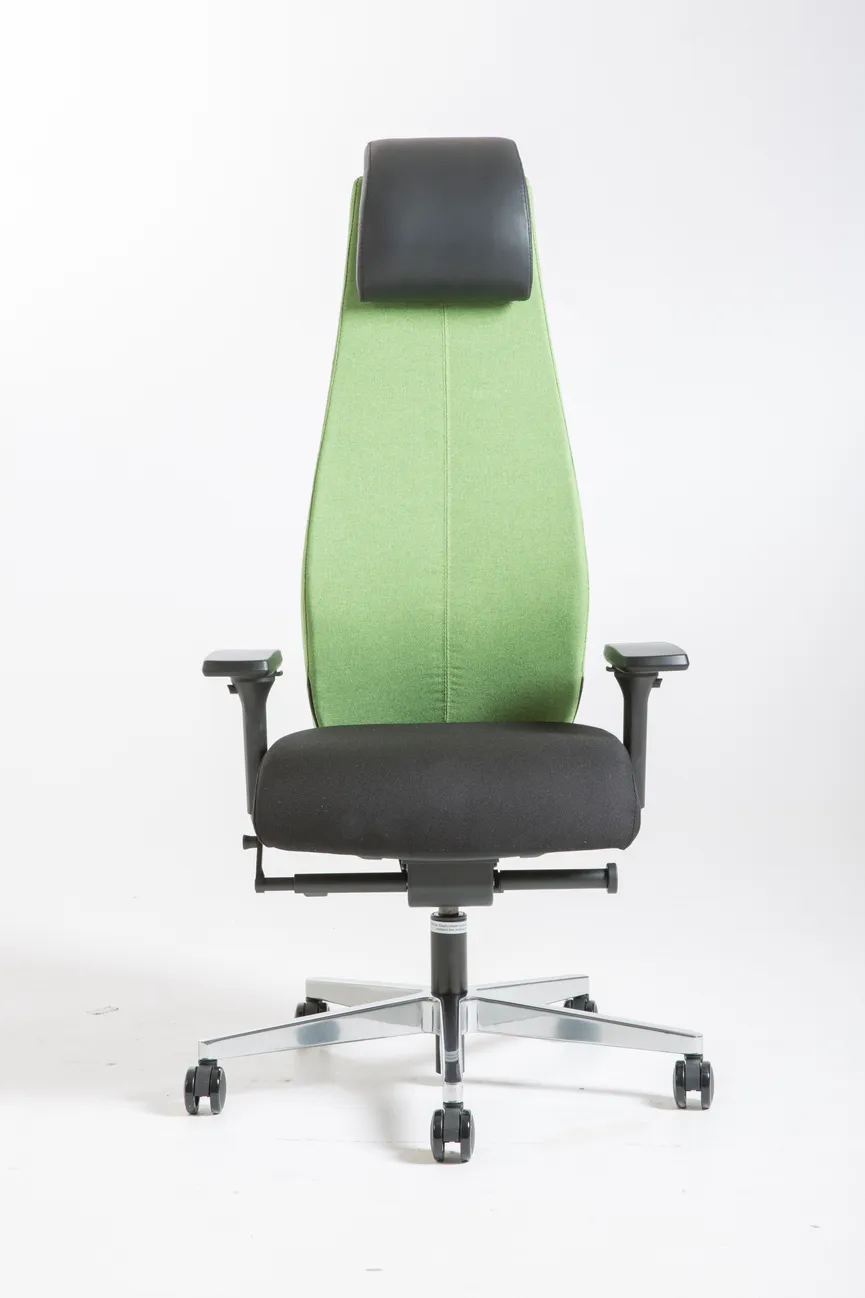 Drehstuhl grün/schwarz material_farbe