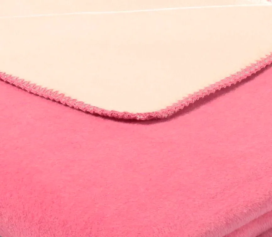 Decke Doubleface pink-ecru material_farbe