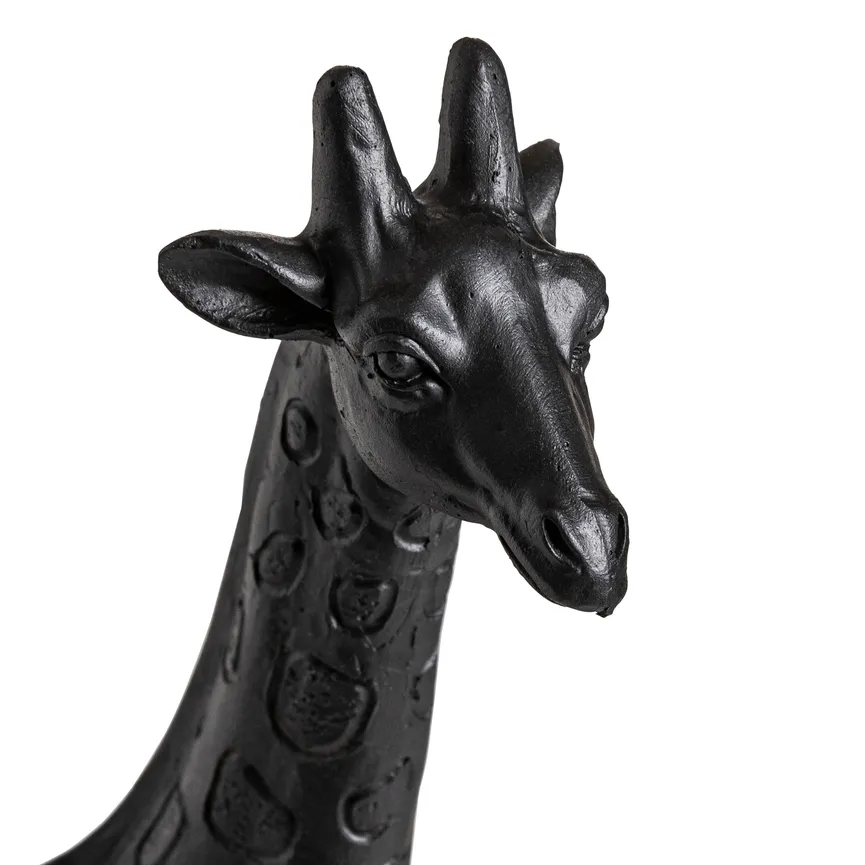 Figur "Giraffe" schwarz detail