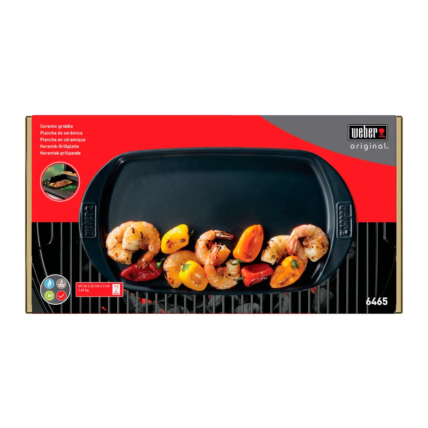 Grillplatte Keramik detail