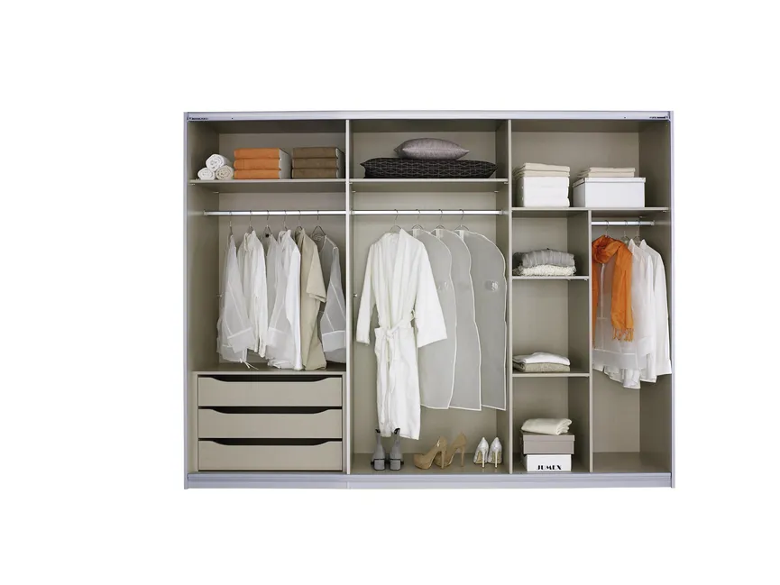 Schwebetürenschrank 2-trg. detail