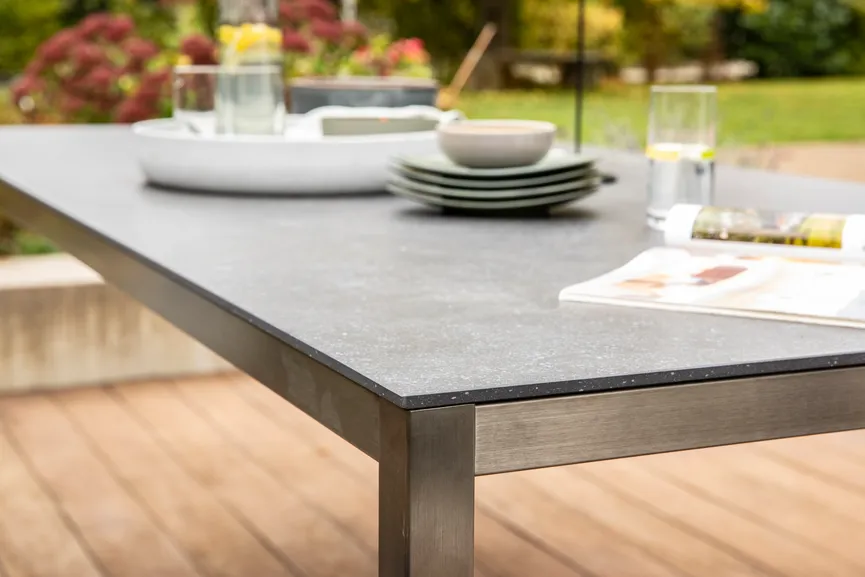 Tisch 160/220cm "ETNA" Edelsta detail