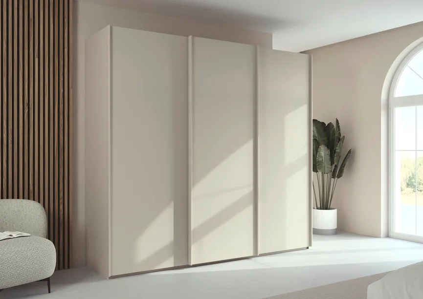 Schwebetürenschrank 3-trg. milieu
