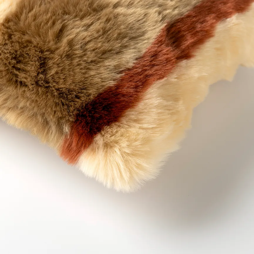 Kissenhülle Cleo Brandy Brown detail