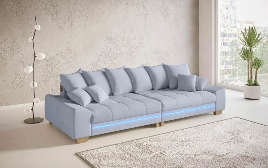 Bigsofa+LED+Soundsystem milieu