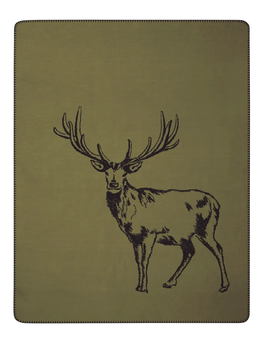 Wohndecke Deer Green hauptaufnahme