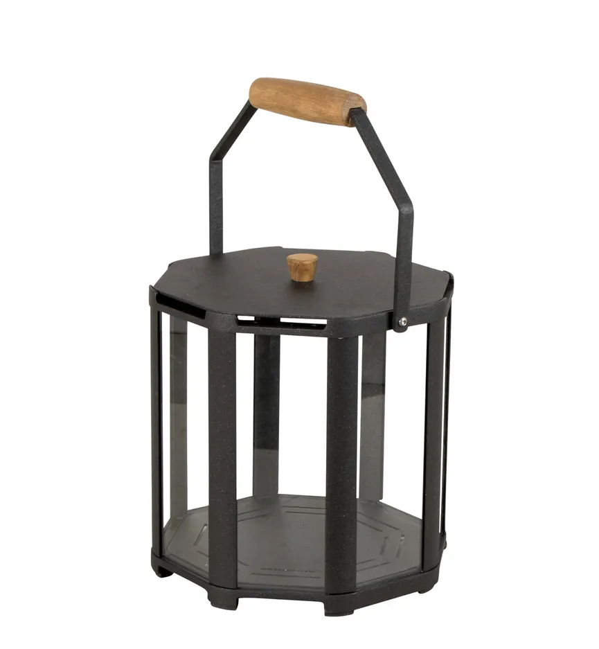 Laterne extra kl/m.Teak Griff hauptaufnahme