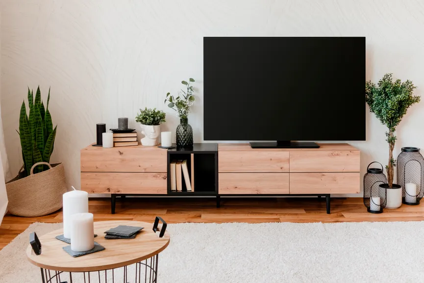 TV-Board mit 3 Klappen milieu