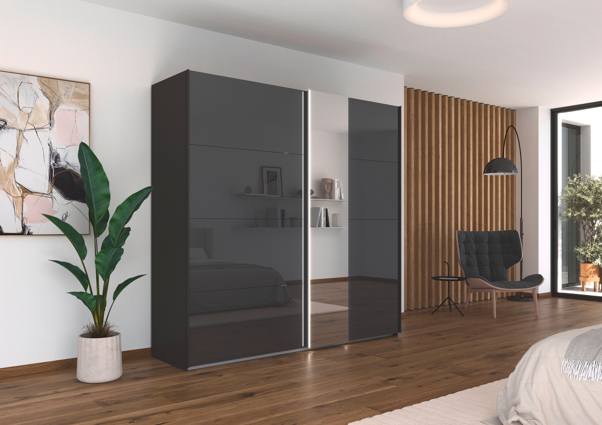 Schwebetürenschrank