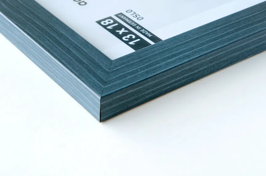 Rahmen "Oslo" blau detail