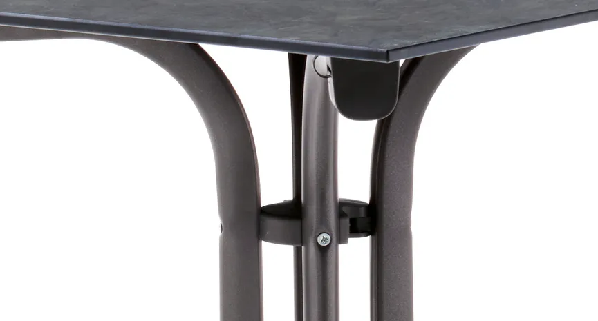 Klapptisch Eisengrau detail