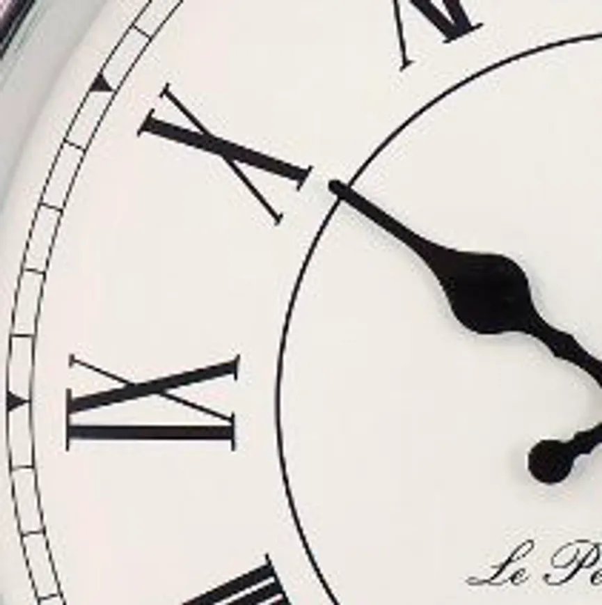 Quarz-Wanduhr detail
