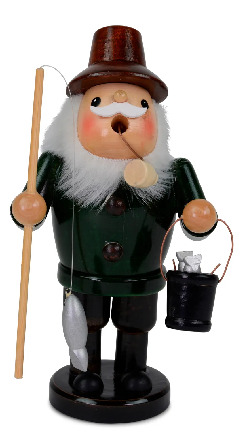 Räuchermännchen "Angler" hauptaufnahme