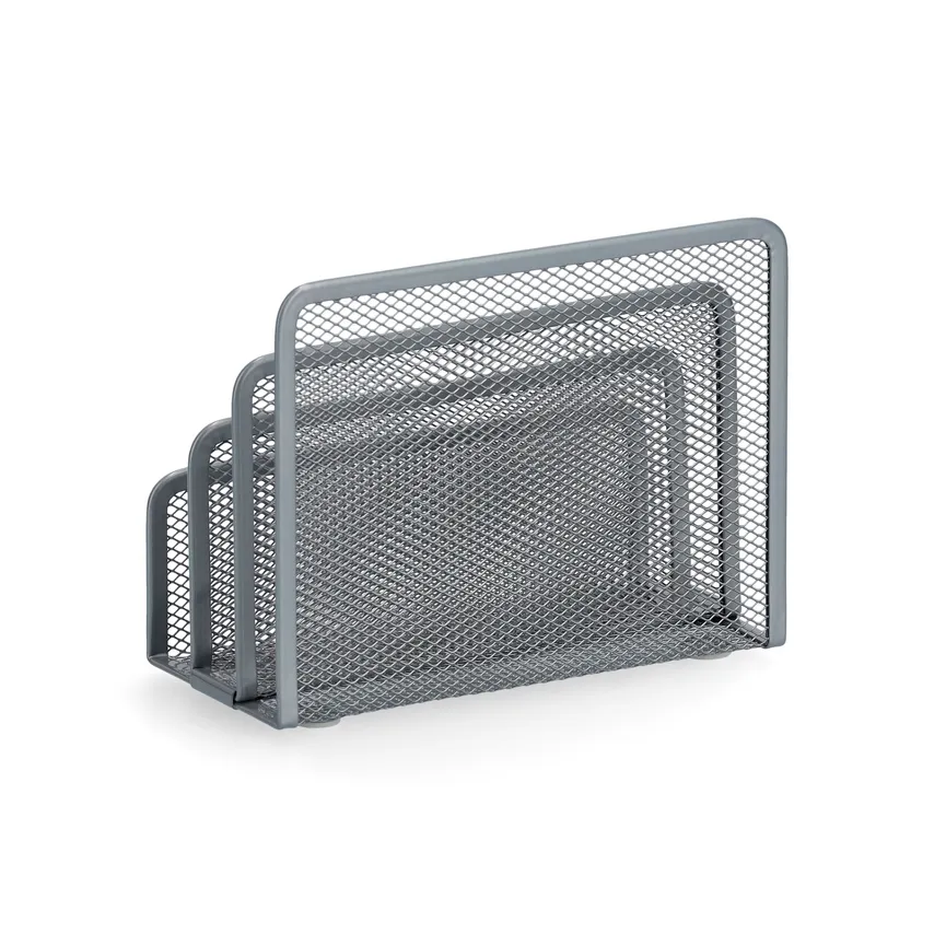 Briefbox "Mesh" silber detail