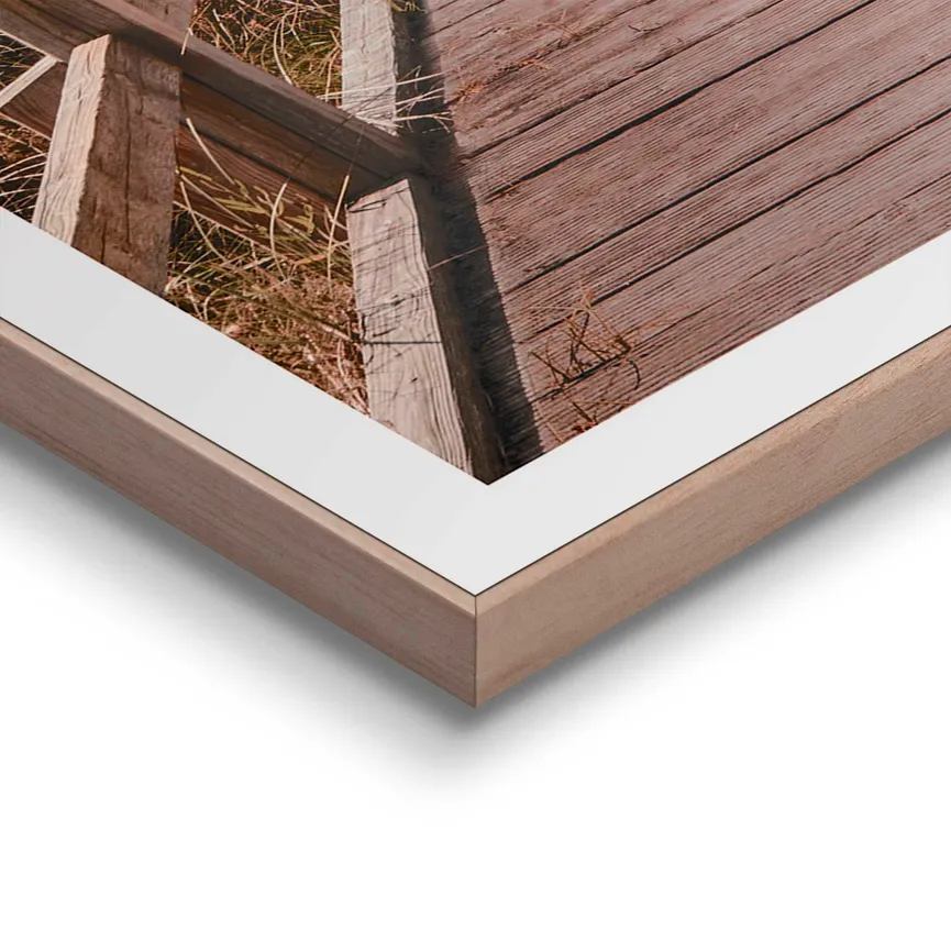 Bild gerahmt "Sunny Bridge" detail
