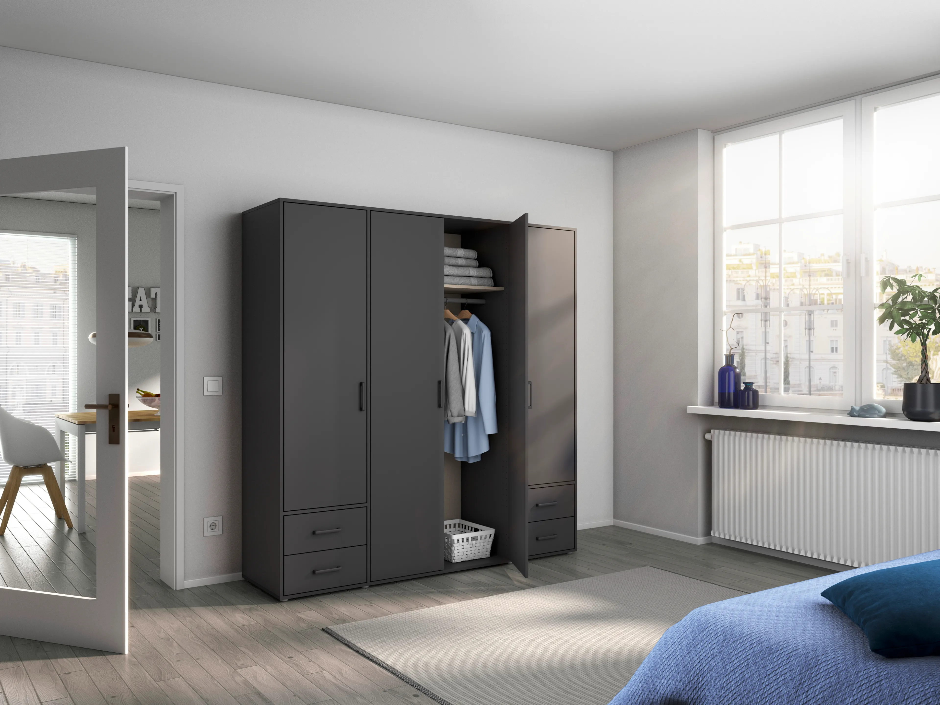 Kleiderschrank Voyager 187 x 194 cm