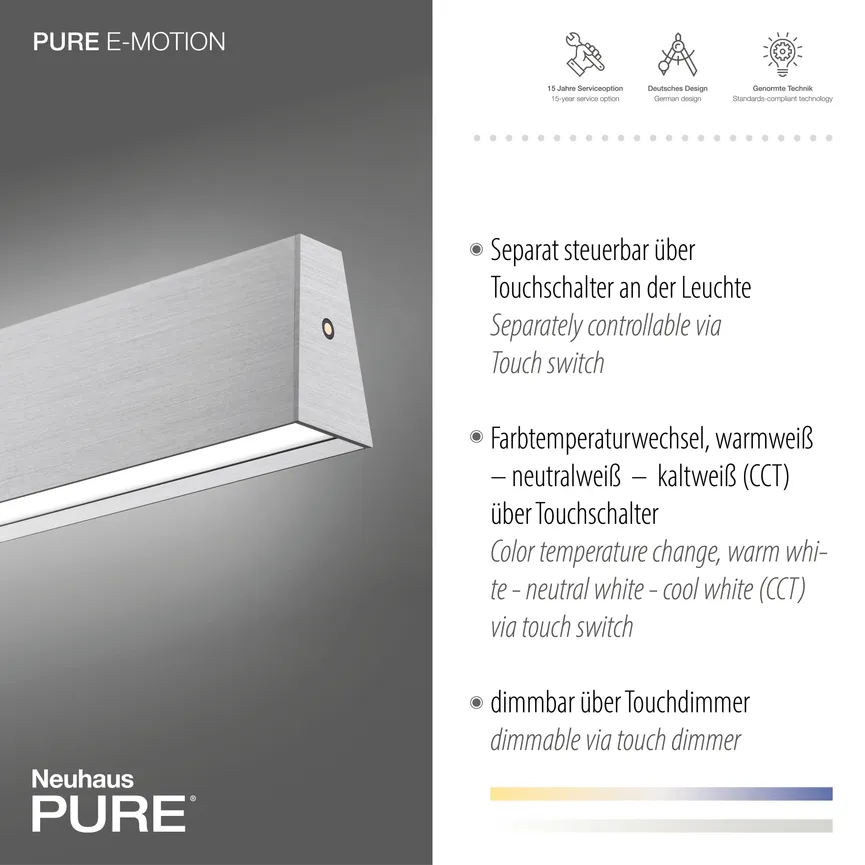Pendelleuchte "PURE-Motion" detail