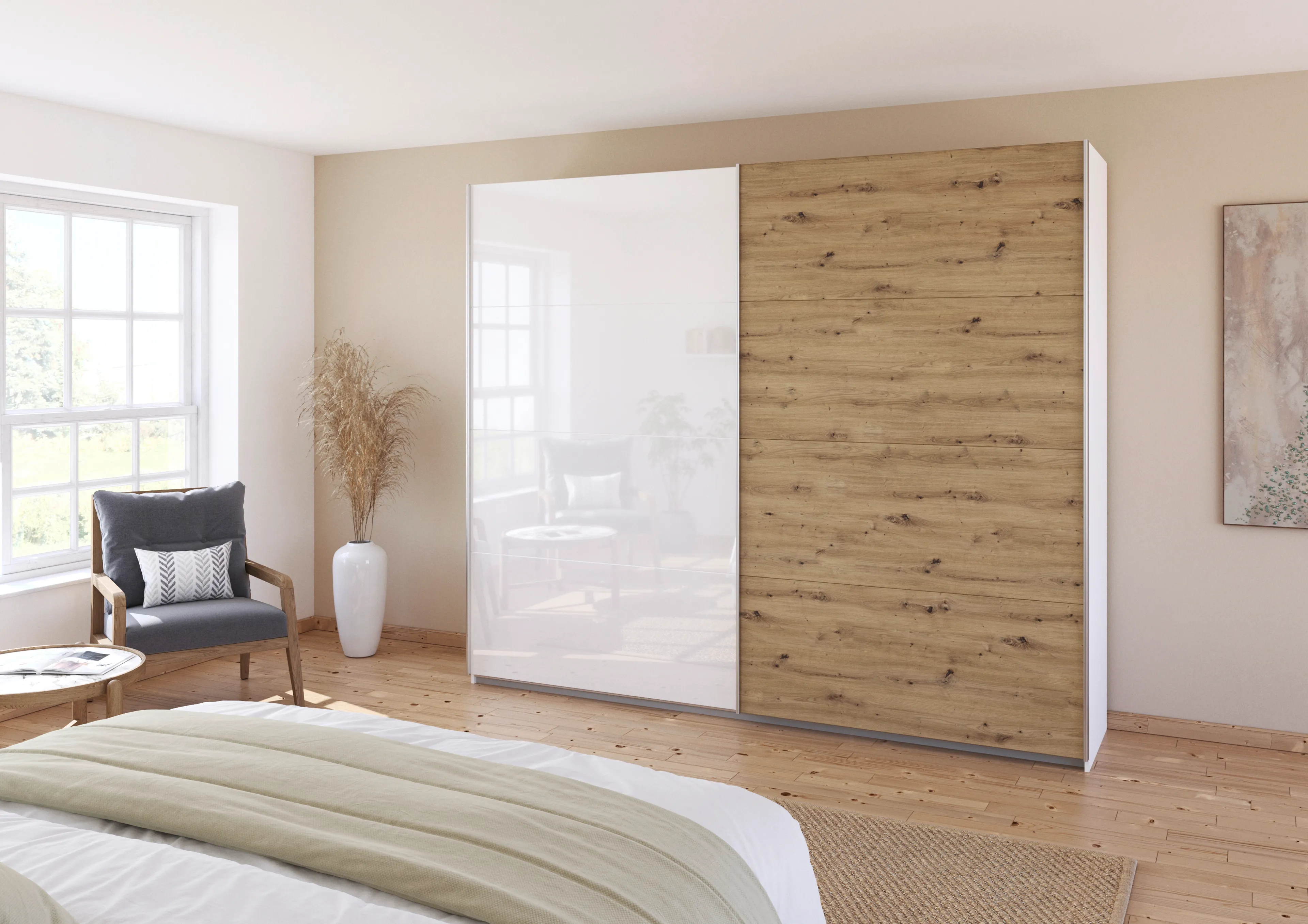 Schwebetürenschrank Quadra 271 x 229 cm