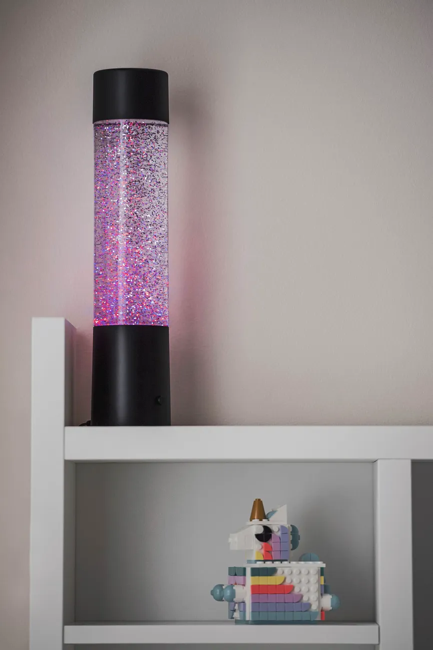 Tischleuchte "Glitter" milieu