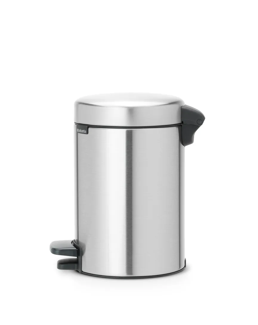 Treteimer 3 l Matt steel detail