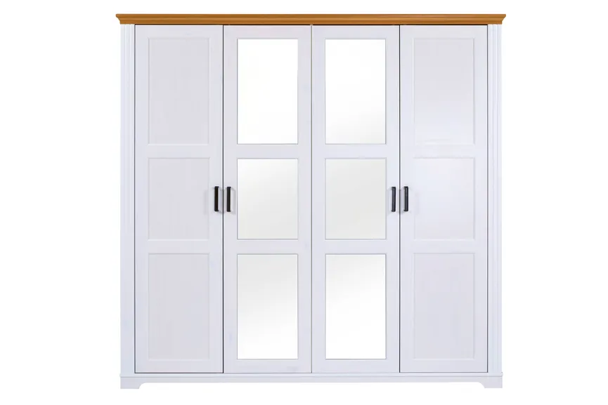 Kleiderschrank 4-trg. detail
