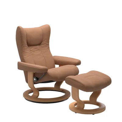 Sessel mit Hocker