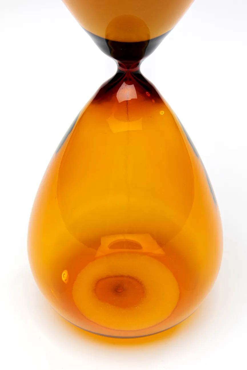 Sanduhr "Timer" gelb detail