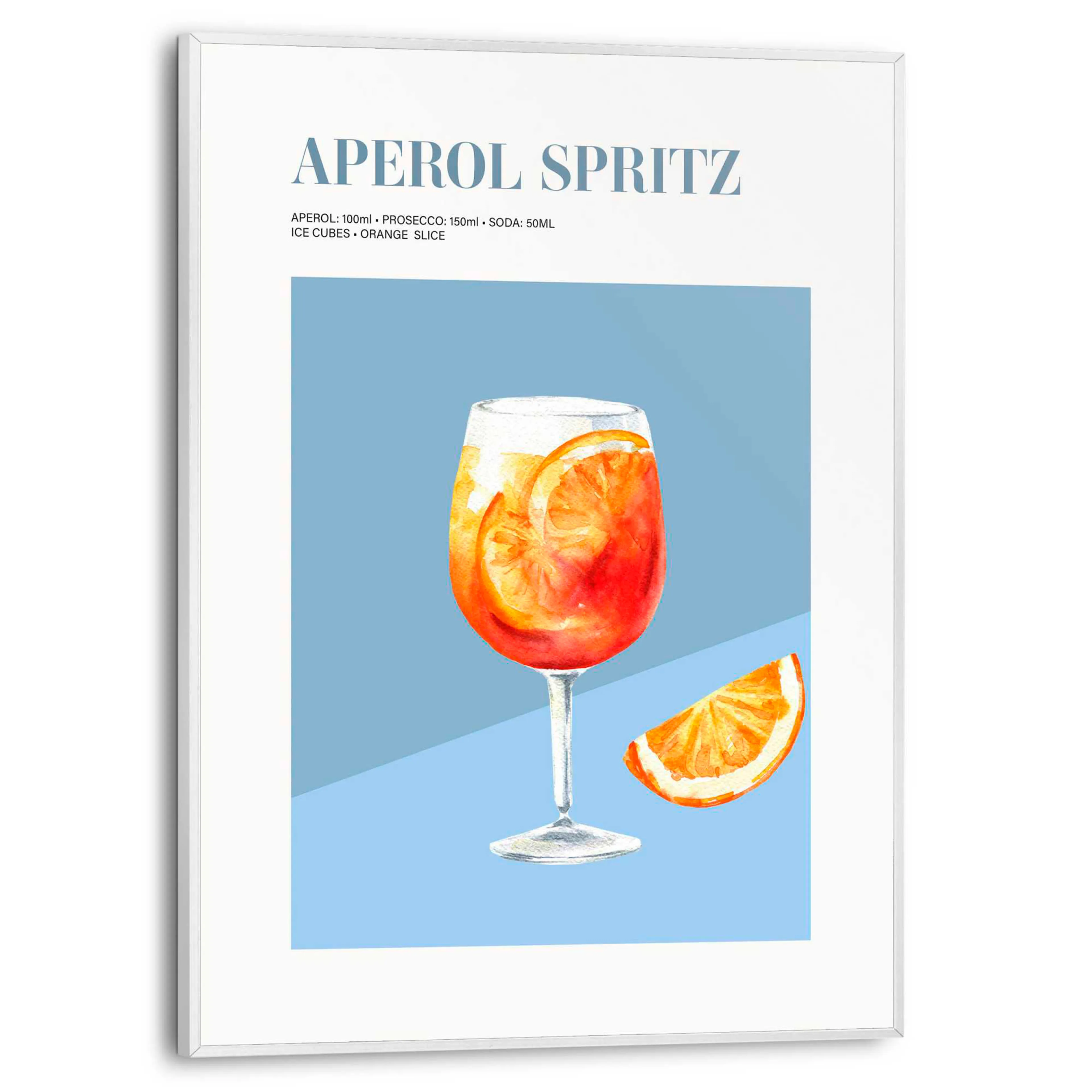 Wandbild 30 x 40 cm Aperol